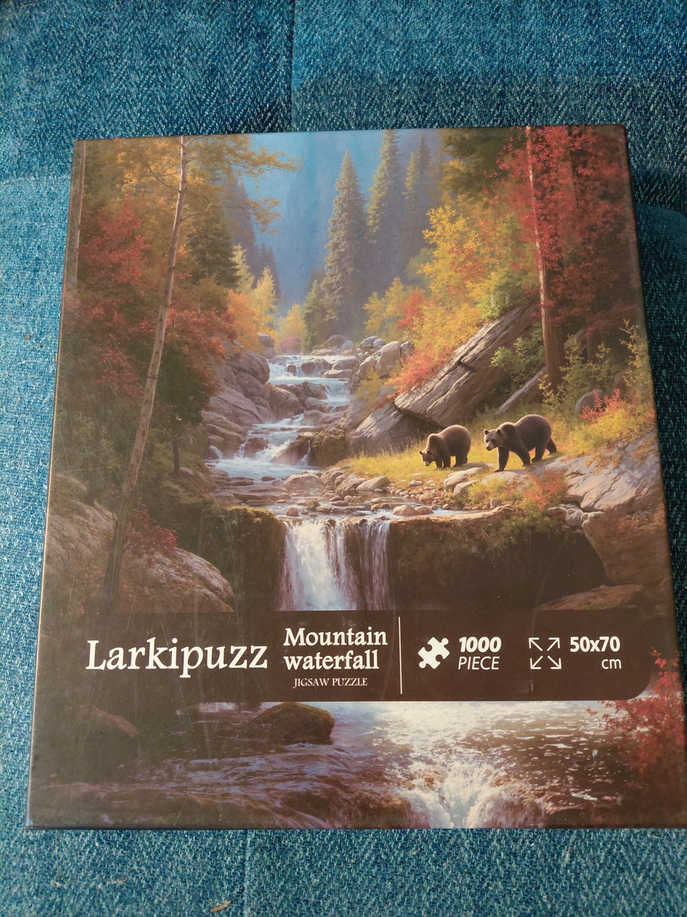 Mountain Waterfall 1000-Piece Jigsaw Puzzle - Scenic Multicolor